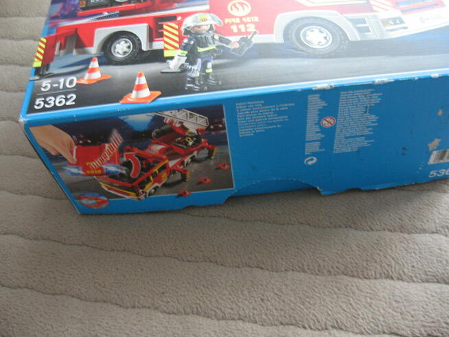 Samochód strażacki z drabiną - Playmobil 5362- jak foto -spr