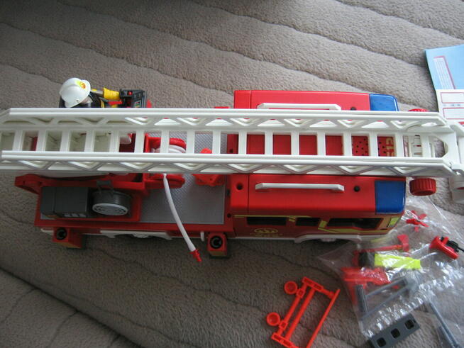 Samochód strażacki z drabiną - Playmobil 5362- jak foto -spr