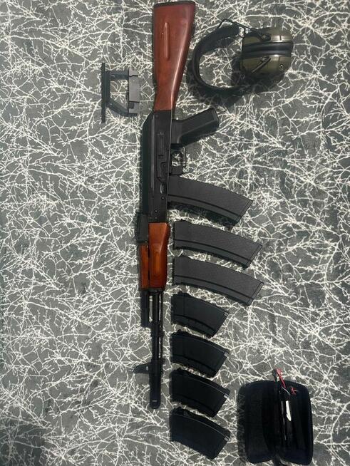 Zestaw: Karabin szturmowy AEG Specna Arms AK SA-PJ02 PRIME +
