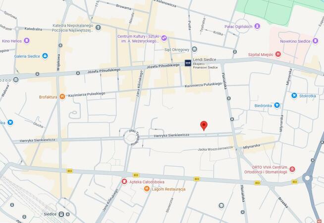 Lokal użytkowy Siedlce, Henryka Sienkiewicza