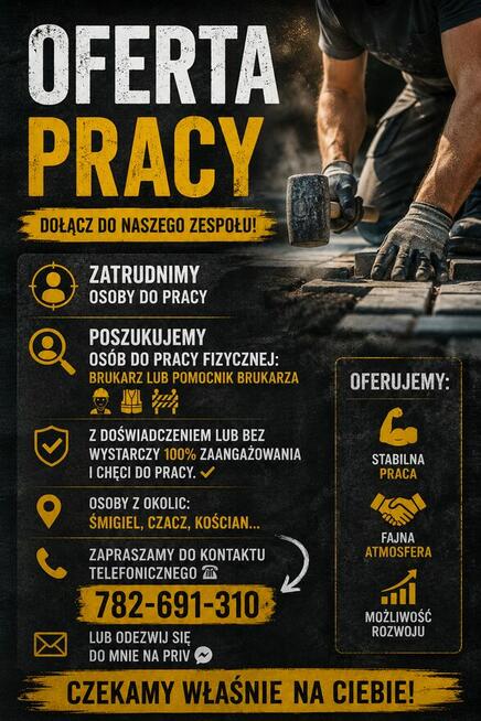 Praca fizyczna - Brukarz