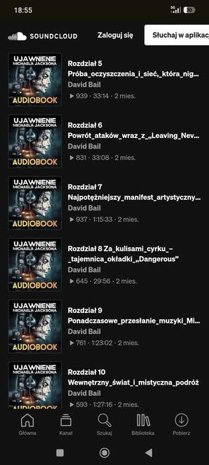 Michael Jackson Ujawnienie AUDIOBOOK PL