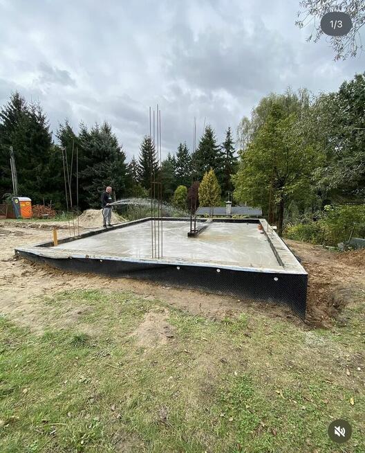 Działka 499m² z fundamentem pod dom CAŁOROCZNY – Nienawiszcz