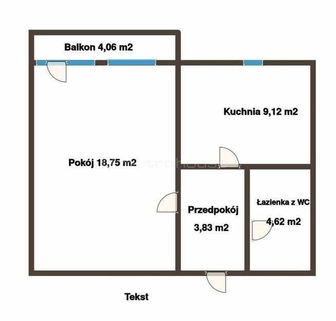 USTKA I PIĘTRO BALKON 1100 M DO MORZA