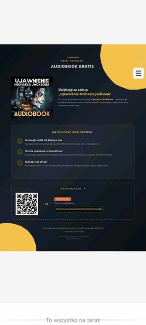 Michael Jackson Ujawnienie AUDIOBOOK PL
