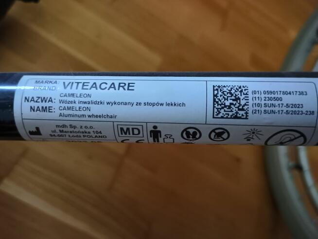 Wózek inwalidzki Viteacare Cameleon