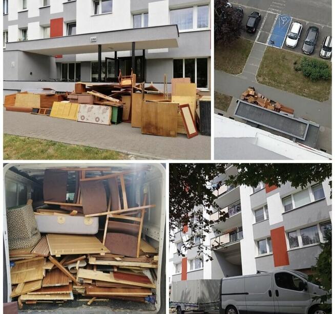 Transport przeprowadzki utylizacja likwidacja mieszkań piani