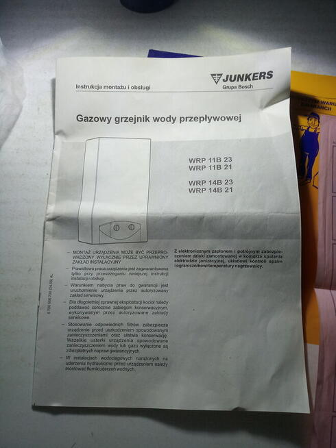 Gazowy grzejnik wody przepływowej