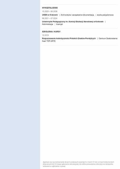 Szukam pracy administracyjnej/biurowej (zdalna/hybrydowa)