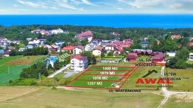 Działka budowlana Jastrzębia Góra gm. Władysławowo, Świętego Wojciecha
