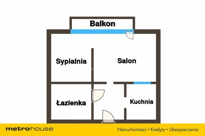 Kawalerka z wydzieloną sypialnią!