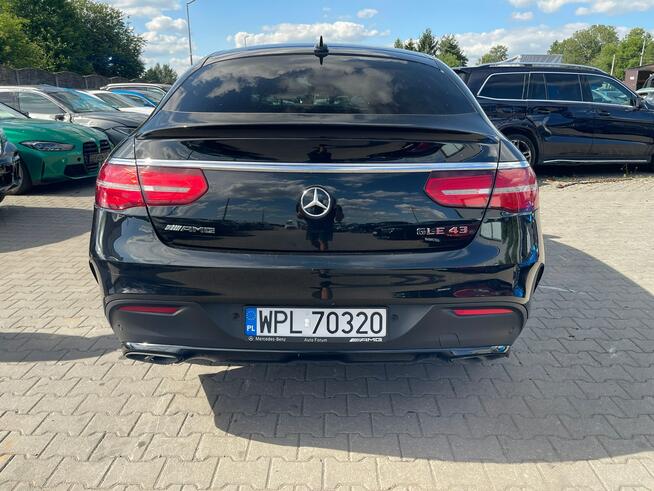Mercedes GLE 43 AMG Salon PL Coupe 4Matic Kamery 360 Skóra Pamięć 390KM