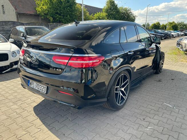 Mercedes GLE 43 AMG Salon PL Coupe 4Matic Kamery 360 Skóra Pamięć 390KM