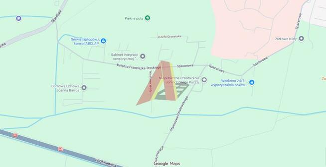 Działka budowlana Kraków Podgórze, Dębniki, Trockiego