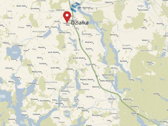 Działka budowlana Leszczynka Mała gm. Małdyty