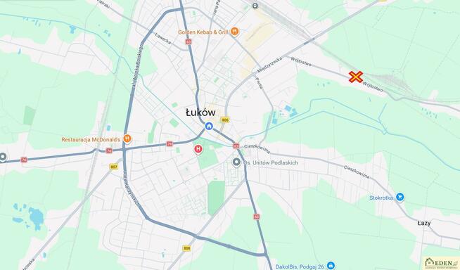 Działka budowlana Łuków, Wójtostwo