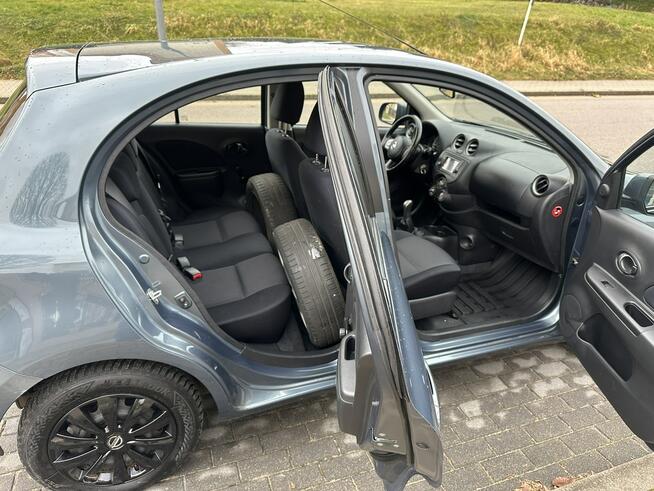 Nissan Micra Benzyna, klimatyzacja mrozi, dotykowa nawigacja, opony wielosezonowe