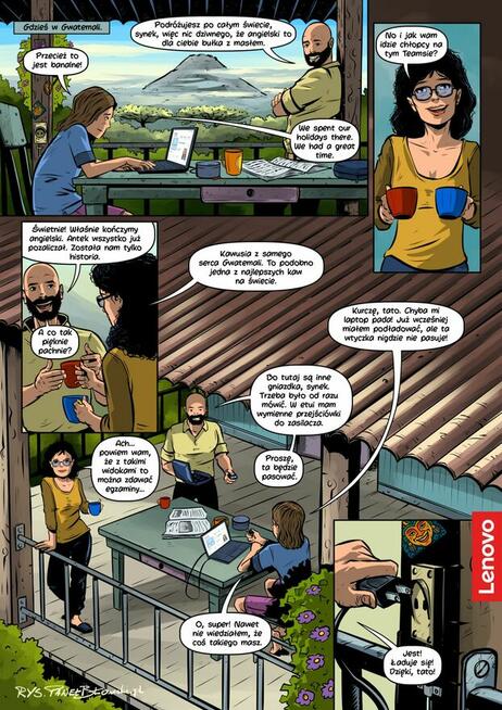 Komiksy na zamówienie TWORZYMY KOMIKSY bez AI rysownik