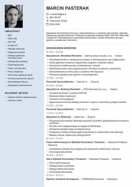 Szukam pracy w administracji/ biurowej (zdalna/hybrydowa)