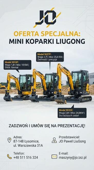 Koparki LiuGong 9018F 909F
