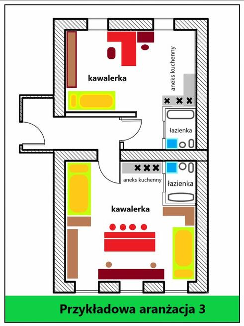 Apartament 5 pokoi 68m2 - mnogość aranżacji - Poznań Ogrody