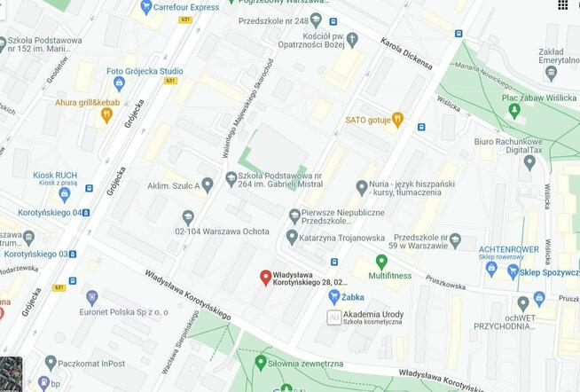 Do wynajęcia 35m 2 pokoje na Ochocie 3400 , bez prowizji.