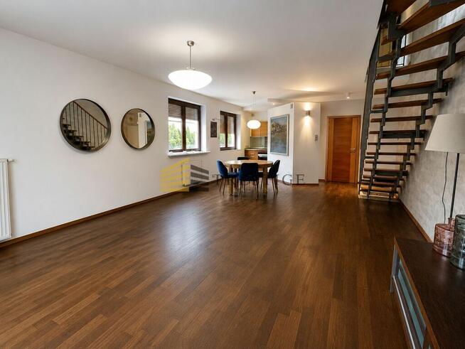 Dwupoziomowy apartament z ogródkiem Wilanów*Garaż