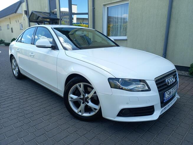 Audi A4 2.0Tdi 140KM Sedan BiXenon Ledy Skóry Navi KeylesGo Full Opcja Zadbany