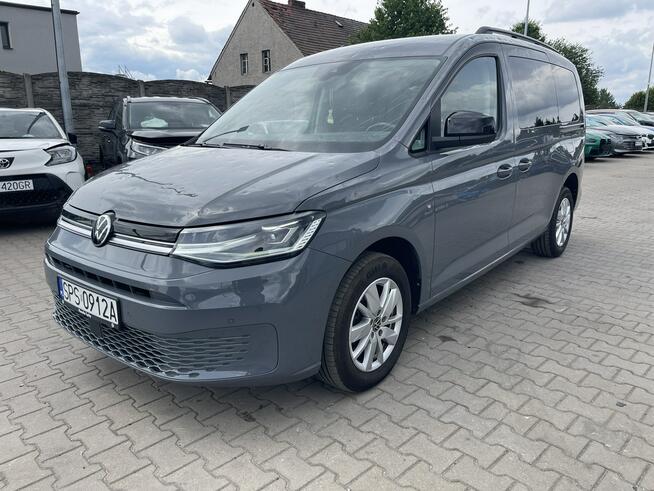 Volkswagen Caddy Salon PL MAXI Automat Skóra HAK Klimatronik 7 osobowy