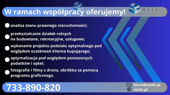 Działka rolna Liwa gm. Miłomłyn