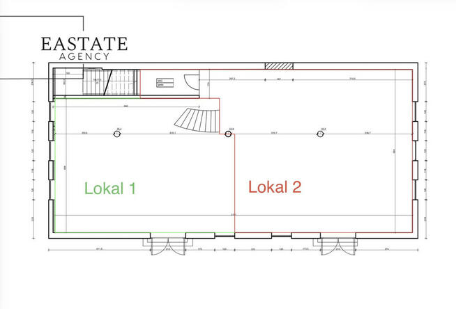 Lokal usługowy 100–200 m², Witryny Od Ulicy