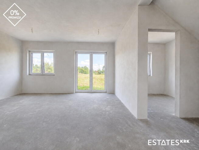 Nowy dom | 5 pokoi | 92,5 m² | Łazy k. Krakowa