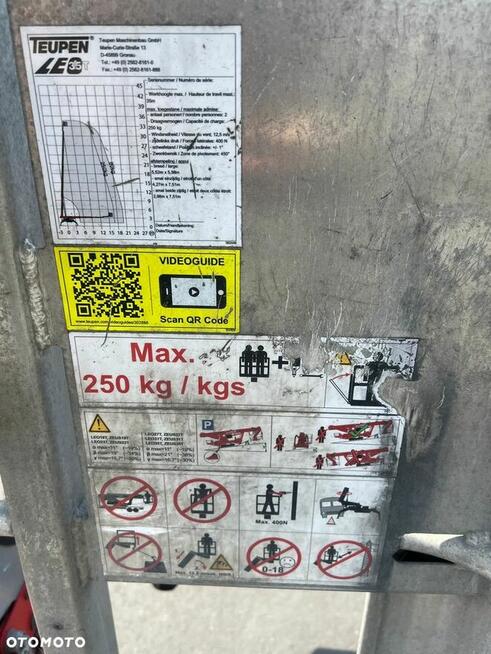 Podnośnik koszowy Teupen LEO 35T
