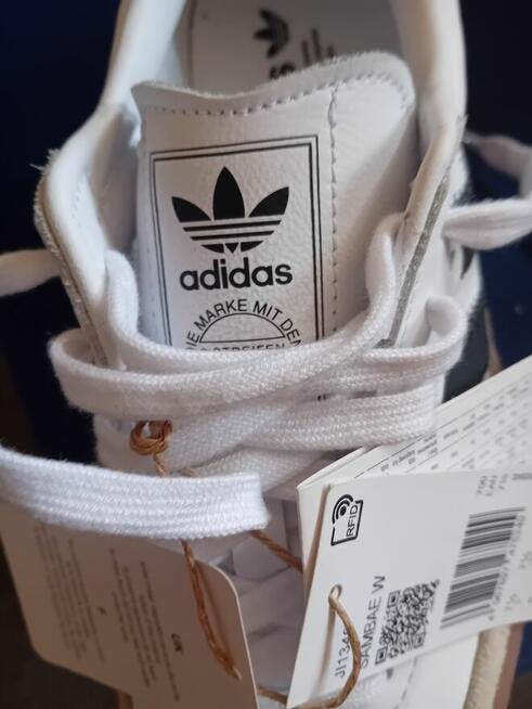 Nowe oryginalne Adidasy Samba JI1349 r 41,5 białe skórzane O