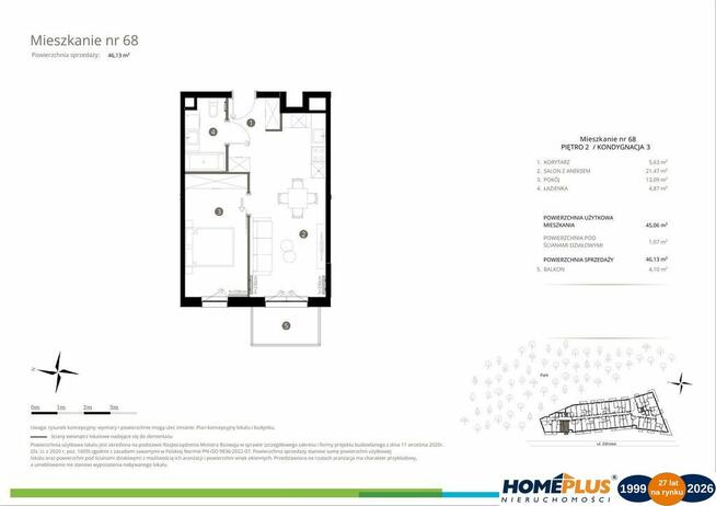 0%, Apartamenty w Miasteczku Wilanów, własny park