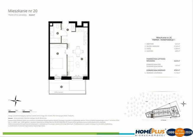 0%, Apartamenty w Miasteczku Wilanów, własny park