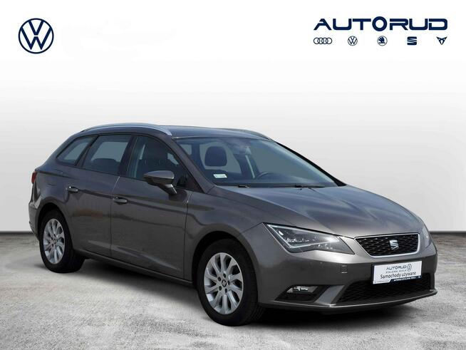 Seat Leon Sportstourer 1.6TDI 105KM 5-G SalonPL Serwis LEDy Czujniki Park. Super Stan