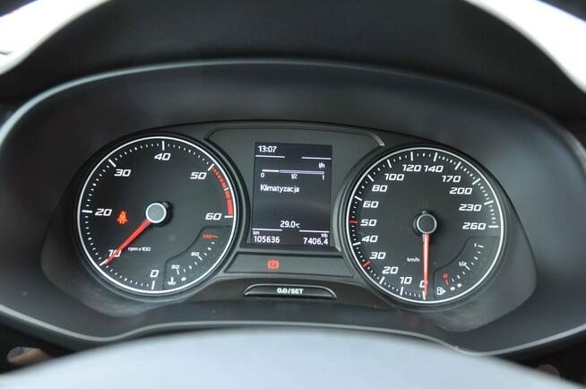 Seat Leon Sportstourer 1.6TDI 105KM 5-G SalonPL Serwis LEDy Czujniki Park. Super Stan
