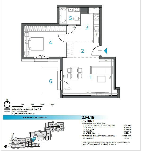 Piękne mieszk.2 pokojowe/balkon/ogrzewanie miejskie/blisko Borowskiej