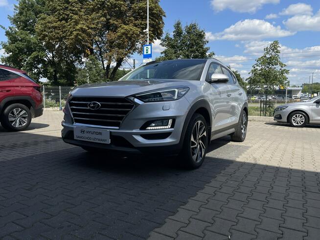 Hyundai Tucson 1.6TGDi 177KM 4WD 7DCT PREMIUM Panorama Skóra Salon Polska Umowa KS