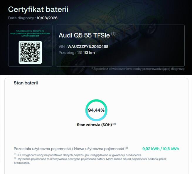 Audi Q5 FV23% PHEV 4x4 full LED S-Line skóra/alcantara panorama kamery