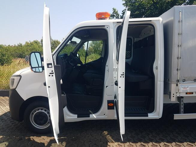 Renault Master DOKA 7-OSÓB PLANDEKA PAKA SKRZYNIA ŁADUNKOWA DOUBLE KABINA KLIMA