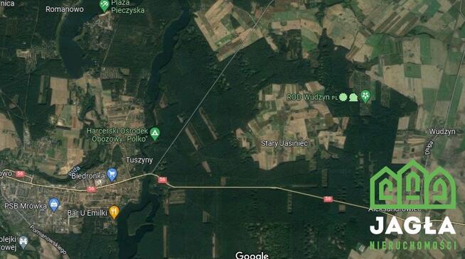 Działka budowlana Stary Jasiniec gm. Koronowo