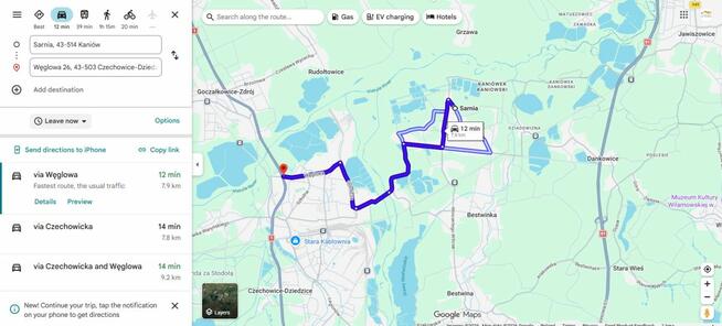 Działka budowlana Kaniów gm. Bestwina, Sarnia