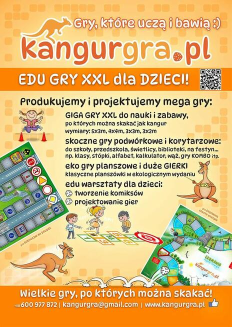 Gra XXL PROFILAKTYKA UZLAEŻNIEŃ – STOP NAŁOGOM dla DZIECI do