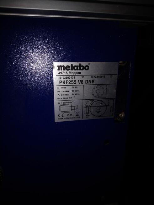 Piła formatowa z podcinaniem METABO ELEKTRA BECKUM PKF 255 V