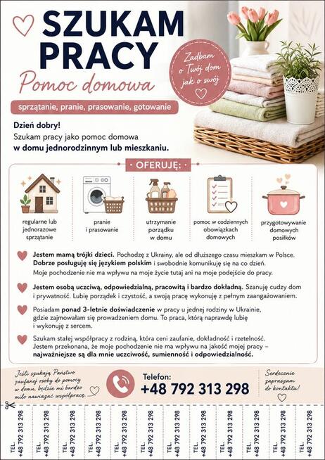 oferuję pomoc domową