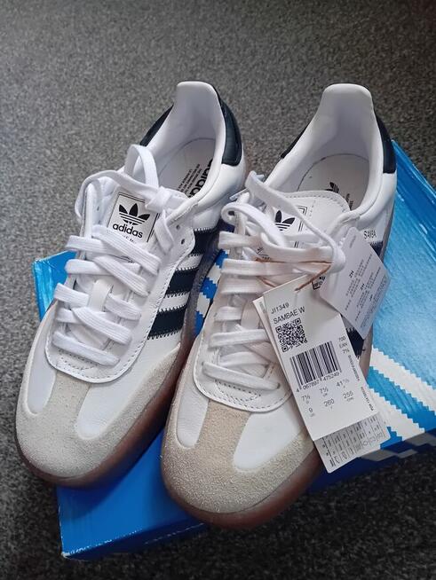Nowe oryginalne Adidasy Samba JI1349 r 41,5 białe skórzane O