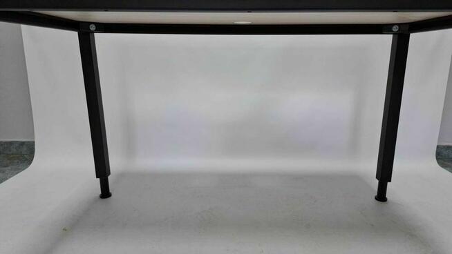 Biurko proste Balma 140x80 orzech rockford czarna rama