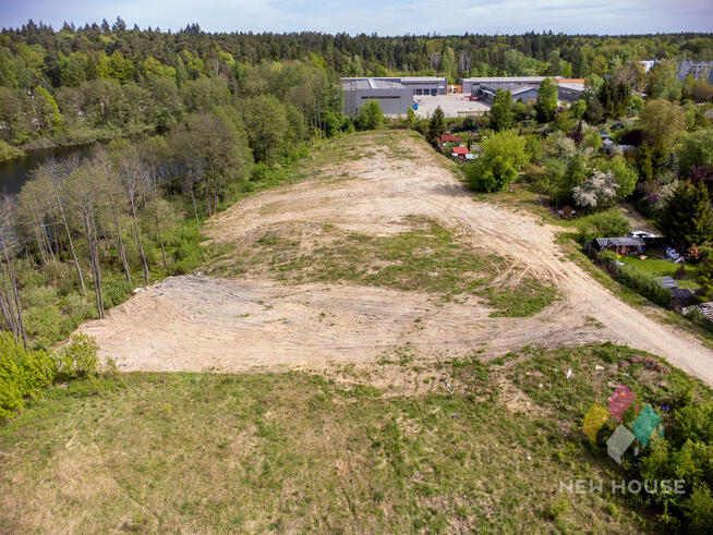 3 działki budowlane Olsztyn 1,1 ha, linia brzegowa